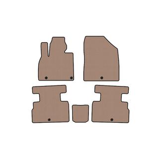 Rubberen automatten Carsuit (2 rijen, 7-zits, beige) foto 1