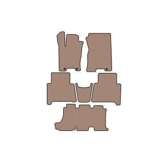 Carsuit rubberen automatten voor het interieur (3 rijen, beige) foto 1