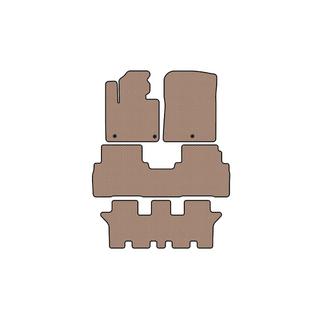 Rubberen automatten Carsuit (3 rijen, 7-zits, beige) Kia Sorento III UM 2014–2020 foto 1