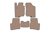 Kia Ceed 2007–2012 Rubberen automatten Carsuit (HB, 3-deurs, beige) foto 1