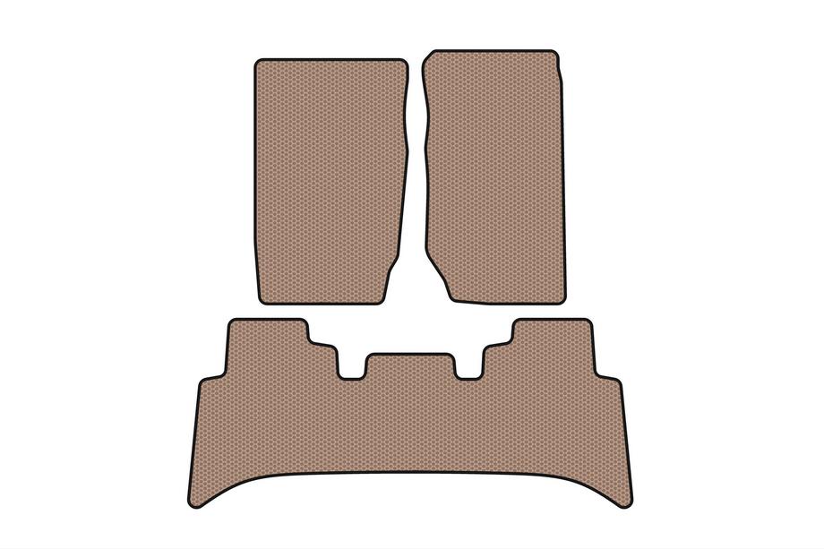 Range Rover II P38A 1997–2002 Rubberen automatten Carsuit (Beige) Image