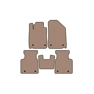 Rubberen automatten Carsuit (Beige) foto 1