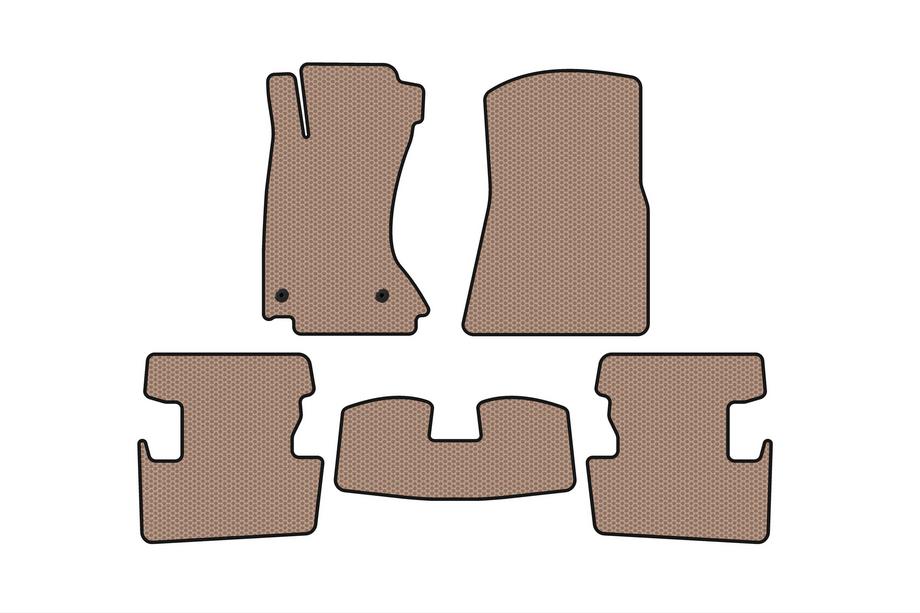 Lexus IS 2005–2013 Rubberen matten Carsuit (vierwielaandrijving, beige) Image