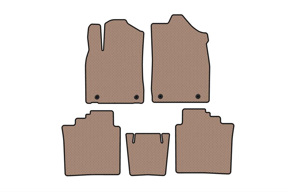 Lexus ES 2012–2018 Rubberen automatten Carsuit (Beige) Image