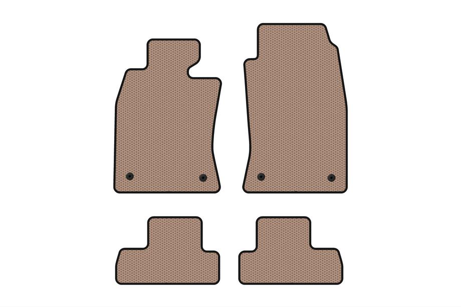 Mini Cooper R50/52/53 2000–2006 Rubberen automatten Carsuit (voor R50, beige) Image
