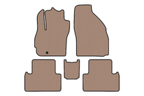 Mazda 5 2005–2009 Rubberen automatten Carsuit (2 rijen, 7-zits, beige) foto 1