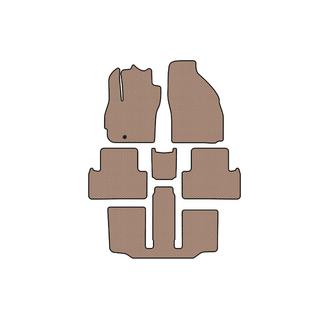 Rubberen automatten Carsuit (3 rijen, 7-zits, beige) Mazda 5 2005–2009 foto 1