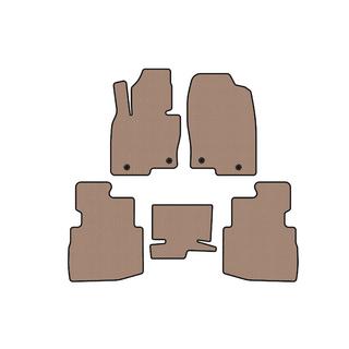 Rubberen automatten Carsuit (2 rijen, 7-zits, beige) foto 1