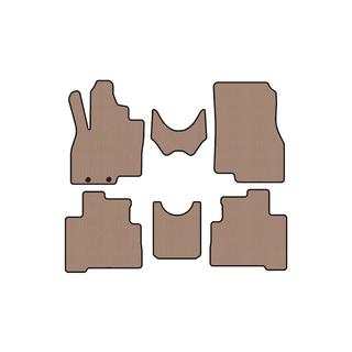 Rubberen automatten Carsuit (2 rijen, beige) Mitsubishi Grandis 2003–2011 foto 1
