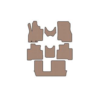 Carsuit rubberen automatten voor het interieur (3 rijen, beige) Mitsubishi Grandis 2003–2011 foto 1