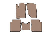 Mitsubishi Outlander 2001–2006 Rubberen automatten Carsuit (Beige) foto 1