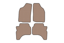 Mitsubishi L200 1996–2006 Rubberen automatten Carsuit (Beige) foto 1