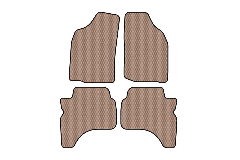 Mitsubishi L200 1996–2006 Rubberen automatten Carsuit (Beige) Image