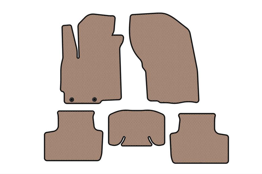 Mitsubishi ASX 2010–2023 Carsuit rubberen automatten (2019-2023, beige) Image