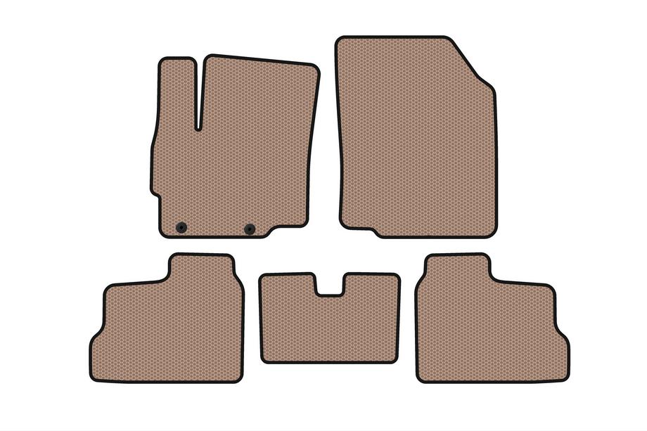 Mitsubishi Space Star/Mirage 2012– Rubberen automatten Carsuit (voor Mirage, HB, beige) Image