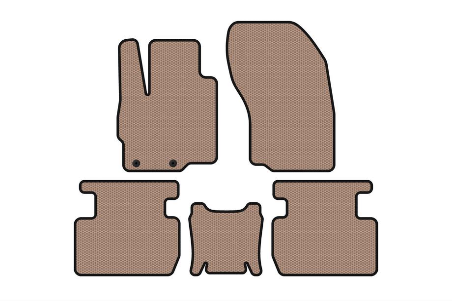 Mitsubishi Outlander 2021– Rubberen automatten Carsuit (Beige) Image
