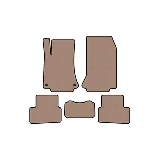 Rubberen automatten Carsuit (2003-2007, Coupé, beige) Smart 1998–2007 foto 1