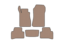 Mercedes CLK W208 1997–2002 Rubberen automatten Carsuit (Coupé, beige) foto 1