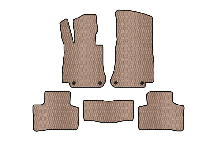 Mercedes EQC 2019–2023 Rubberen automatten Carsuit (Beige) Image