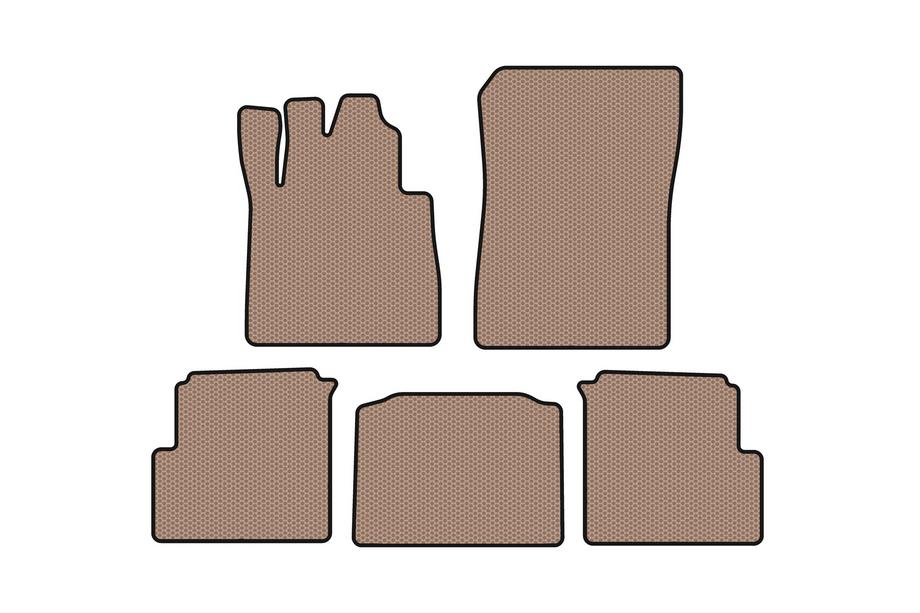 Mercedes G-klasse W463 1990–2018 Rubberen automatten Carsuit (2012-2015, 5-deurs, beige) Image