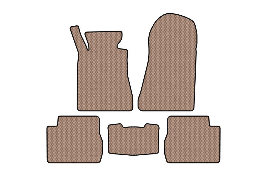 Mercedes W201 (190) 1982–1993 Rubberen automatten Carsuit (SD, beige) Image