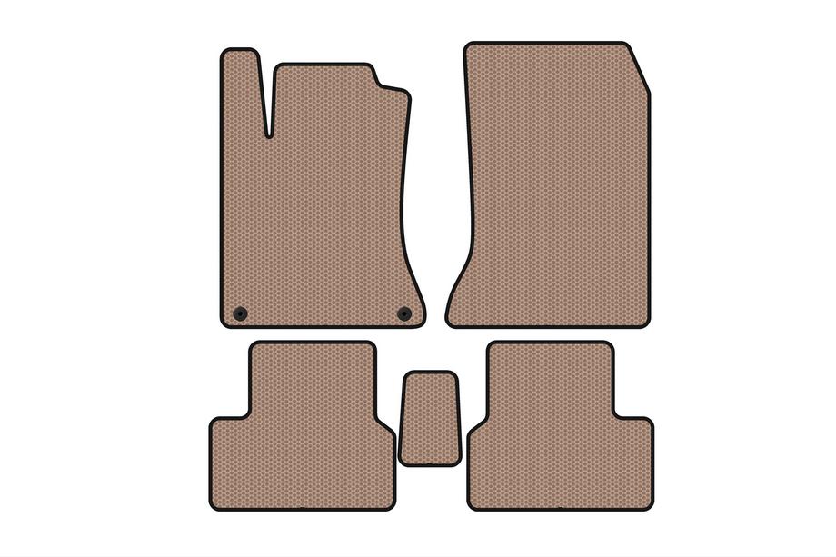 Mercedes B-klasse W246 2011–2018 Rubberen automatten Carsuit (2011-2014, Beige) Foto 1