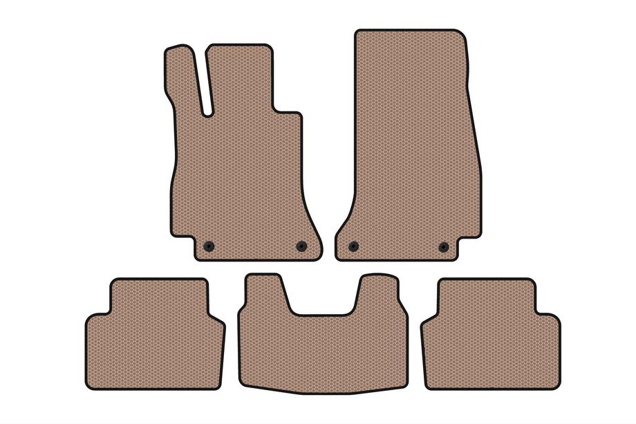 Mercedes E-class W213 2016–2023 Rubberen automatten Carsuit (SD, beige) Image