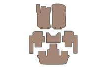 Mercedes R-klasse W251 2005–2017 Carsuit rubberen automatten voor het interieur (3 rijen, beige) foto 1