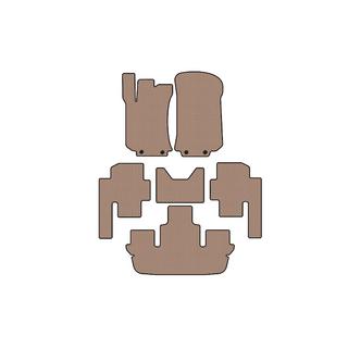 Carsuit rubberen automatten voor het interieur (3 rijen, beige) foto 1