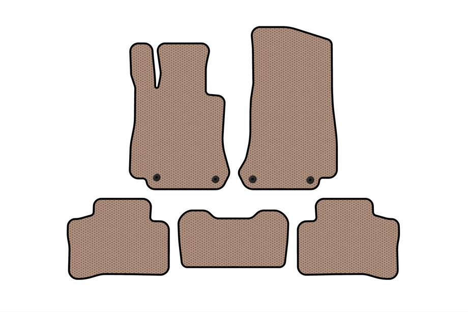 Mercedes GLC X253 2015–2022 Rubberen automatten Carsuit (Beige) Image