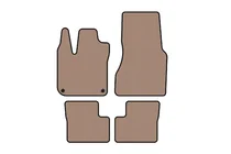 Smart 2014– Rubberen automatten Carsuit (HB, 5-deurs, beige) foto 1