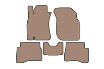 Nissan Almera N16 2000–2006 Rubberen automatten Carsuit (SD, beige) foto 1