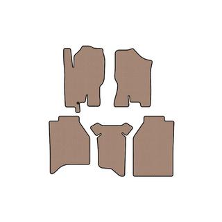 Carsuit rubberen automatten voor het interieur (zonder opbergvakken, beige) foto 1