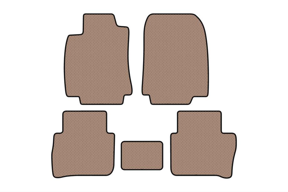 Nissan Tiida 2011–2014 Rubberen automatten Carsuit (HB, beige) Image