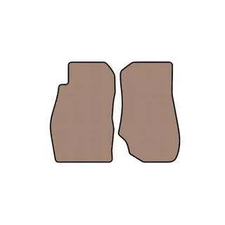 Rubberen automatten Carsuit (Beige)
