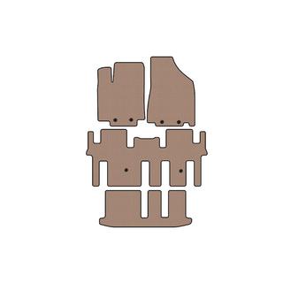 Carsuit rubberen automatten voor het interieur (3 rijen, beige) foto 1