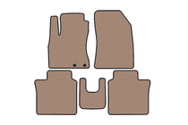 Nissan Note 2012–2020 Rubberen automatten Carsuit (HB, beige) foto 1