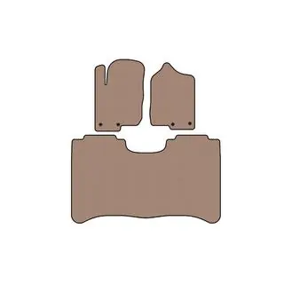 Rubberen automatten Carsuit (Beige) foto 1