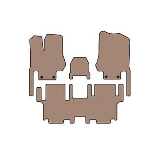 Rubberen automatten Carsuit (2 rijen, 7-zits, beige) foto 1