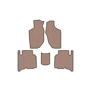 Rubberen automatten Carsuit (5-deurs, beige) foto 1