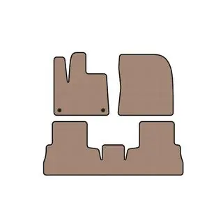 Rubberen automatten Carsuit (Beige) foto 1