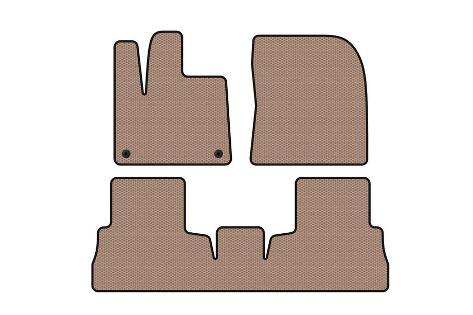 Opel Combo 2019– Rubberen automatten Carsuit (Beige) Image