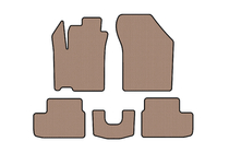 Opel Agila 2007–2015 Rubberen automatten Carsuit (HB, beige) foto 1