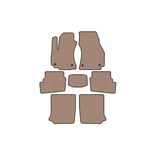 Carsuit rubberen automatten voor interieur (3 rijen, 2003-2005, 7-zits, beige) Opel Zafira A 1998–2005 foto 1