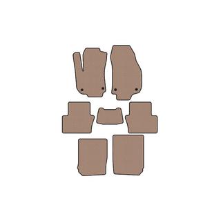 Carsuit rubberen automatten voor het interieur (3 rijen, beige) Opel Zafira B 2005–2011 foto 1