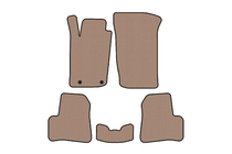 Peugeot 206 1998–2024 Rubberen automatten Carsuit (1998-2009, beige) foto 1
