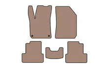 Peugeot 308 2014–2021 Rubberen automatten Carsuit (Beige) foto 1