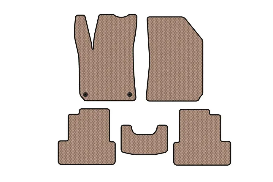 Peugeot 308 2014–2021 Rubberen automatten Carsuit (Beige) Image