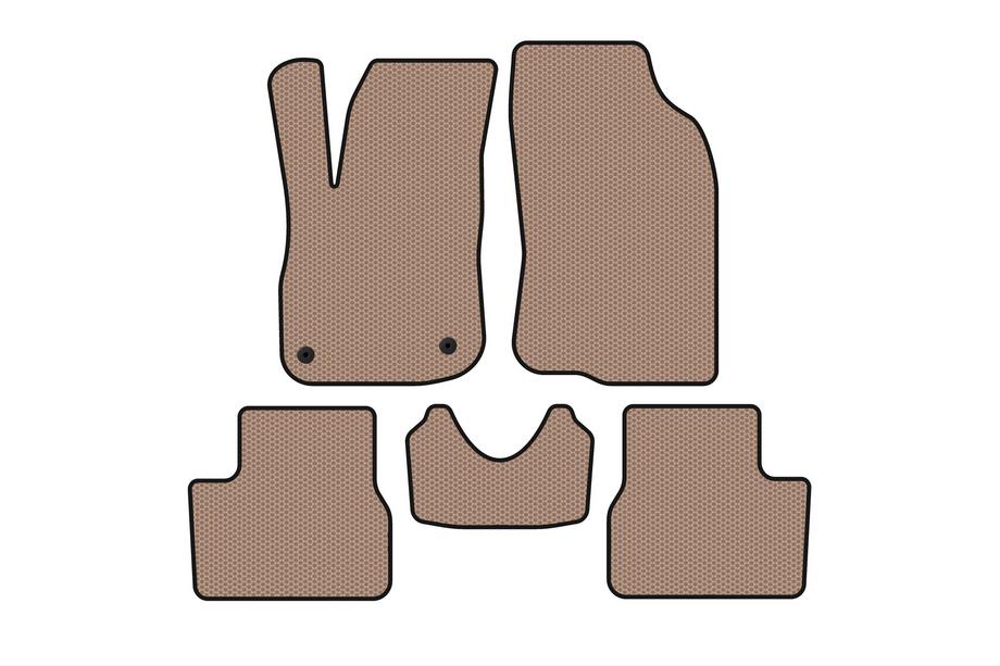 Peugeot 2008 2013–2019 Rubberen automatten Carsuit (Beige) Image