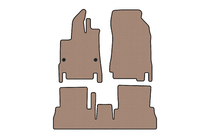 Peugeot Partner/Rifter 2019– Rubberen automatten Carsuit (7-zits/lange wielbasis, beige) foto 1